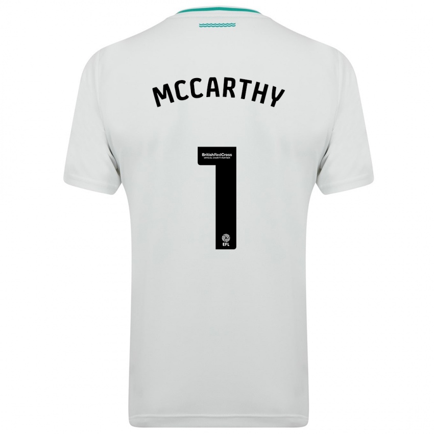 Męski Alex Mccarthy #1 Biały Wyjazdowa Koszulka 2023/24 Koszulki Klubowe