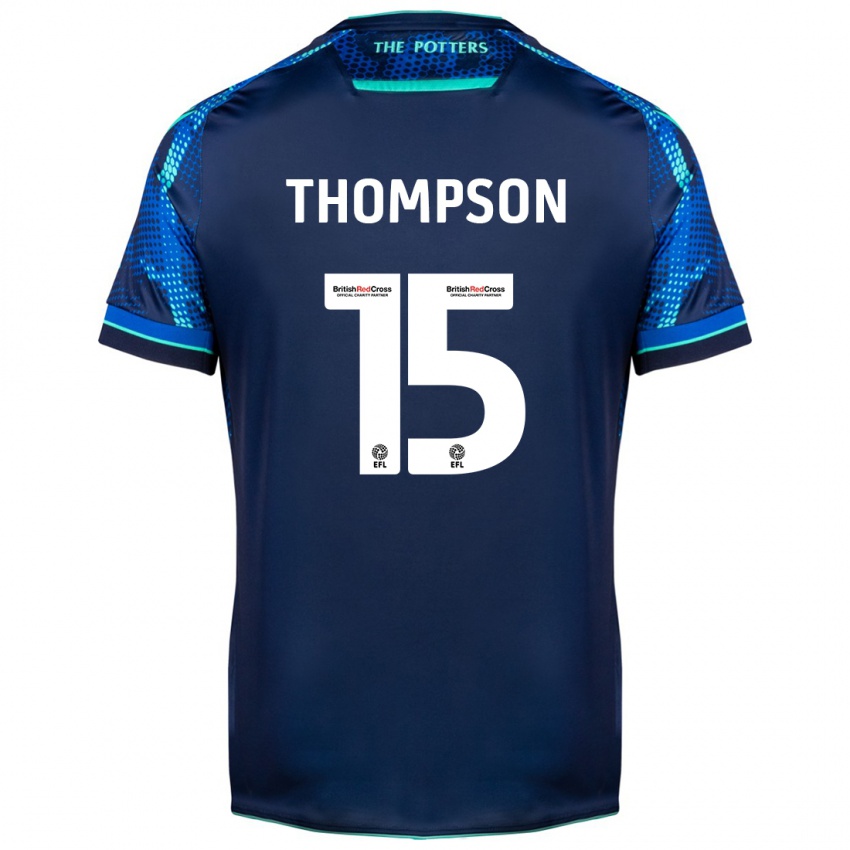 Męski Jordan Thompson #15 Marynarka Wojenna Wyjazdowa Koszulka 2023/24 Koszulki Klubowe