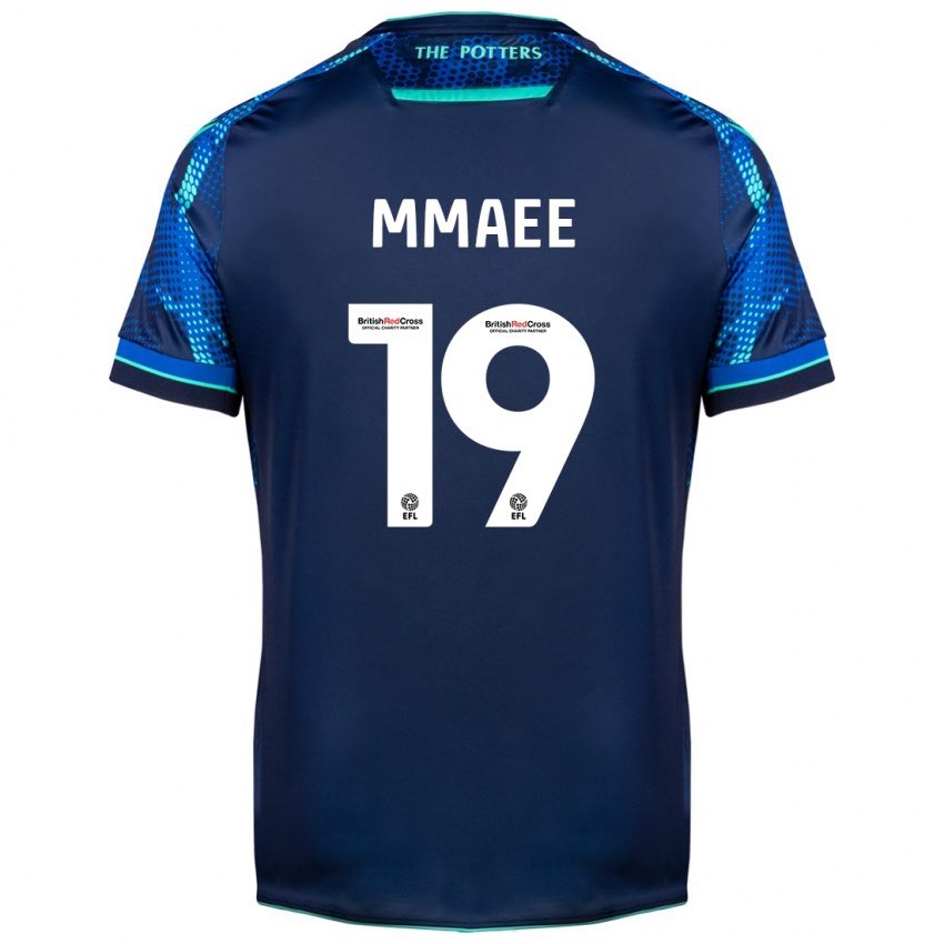 Męski Ryan Mmaee #19 Marynarka Wojenna Wyjazdowa Koszulka 2023/24 Koszulki Klubowe
