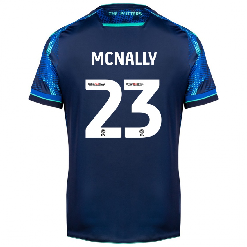 Męski Luke Mcnally #23 Marynarka Wojenna Wyjazdowa Koszulka 2023/24 Koszulki Klubowe