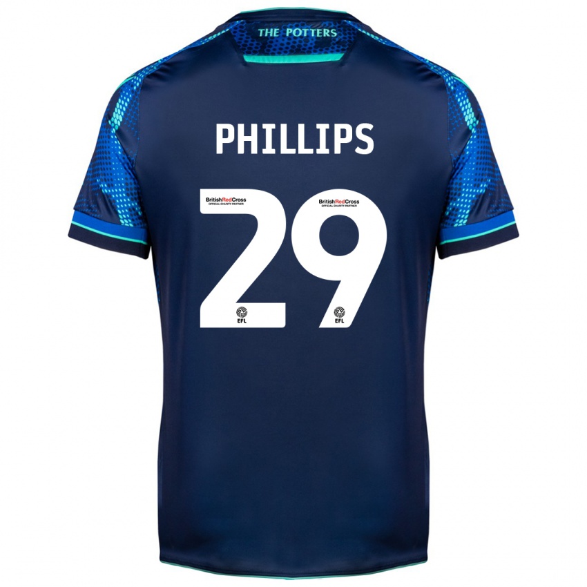 Męski D'margio Wright-Phillips #29 Marynarka Wojenna Wyjazdowa Koszulka 2023/24 Koszulki Klubowe