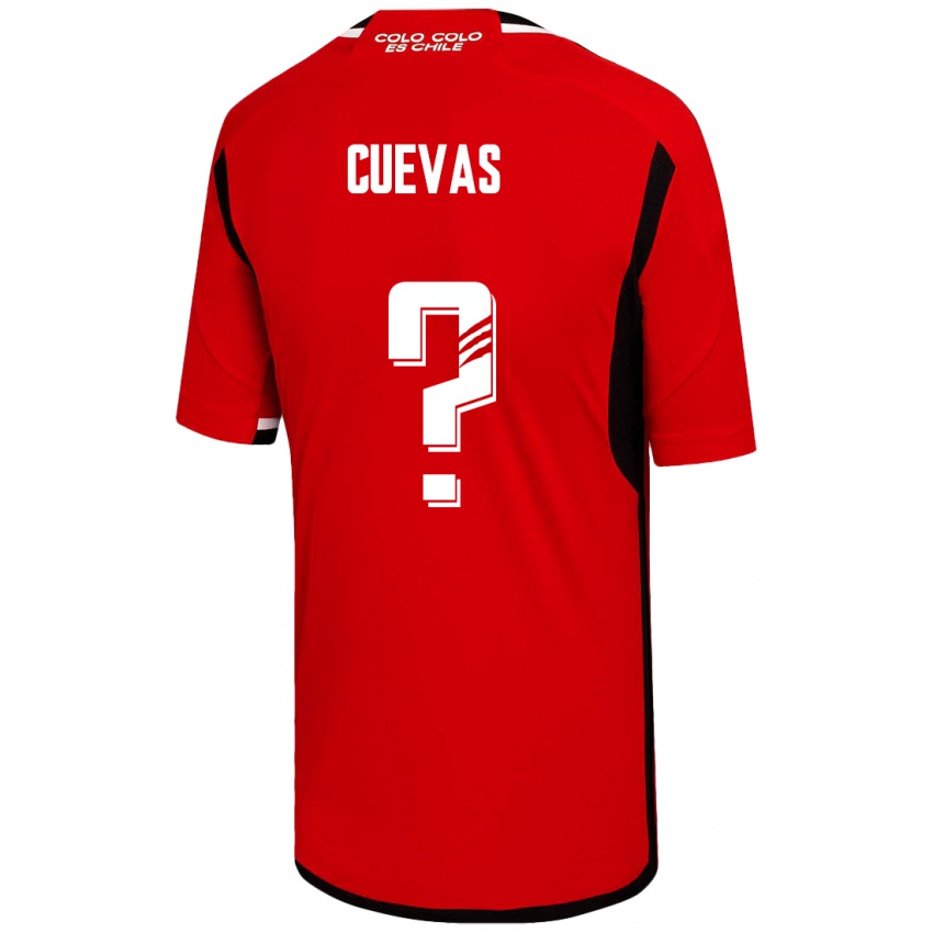 Męski Yastin Cuevas #0 Czerwony Wyjazdowa Koszulka 2023/24 Koszulki Klubowe