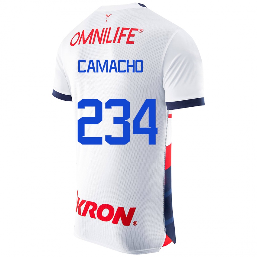 Męski Xandor Camacho #234 Biały Wyjazdowa Koszulka 2023/24 Koszulki Klubowe