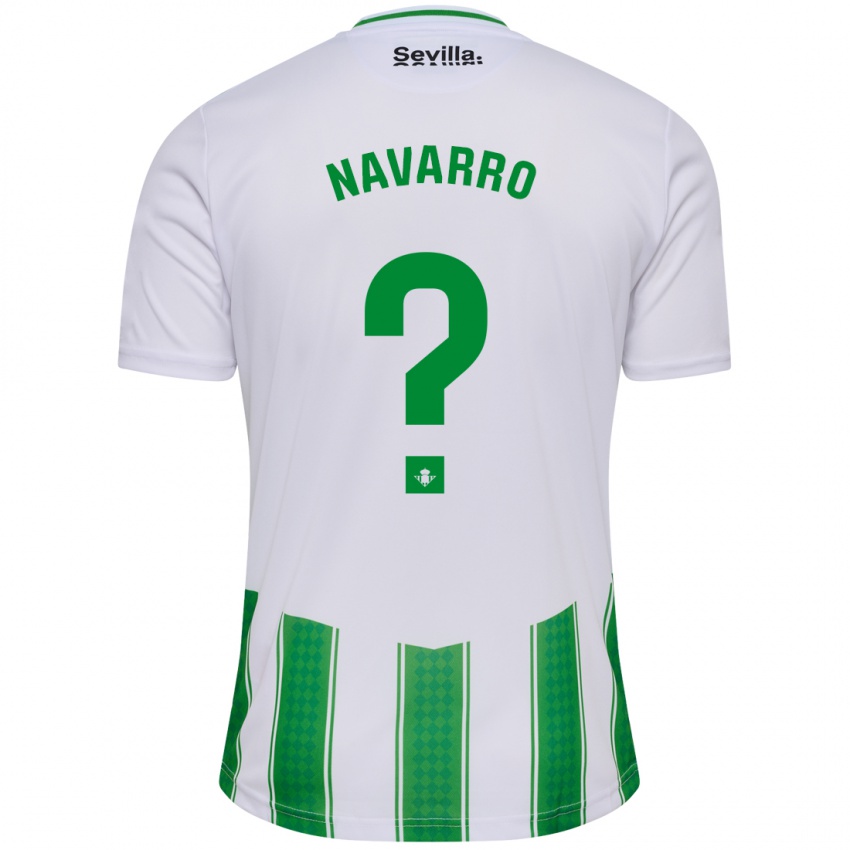 Kobiety Mario Navarro #0 Biały Domowa Koszulka 2023/24 Koszulki Klubowe