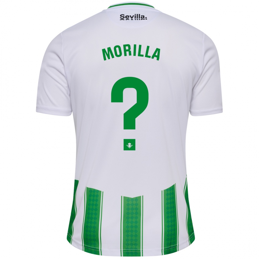 Kobiety Jairo Morilla #0 Biały Domowa Koszulka 2023/24 Koszulki Klubowe