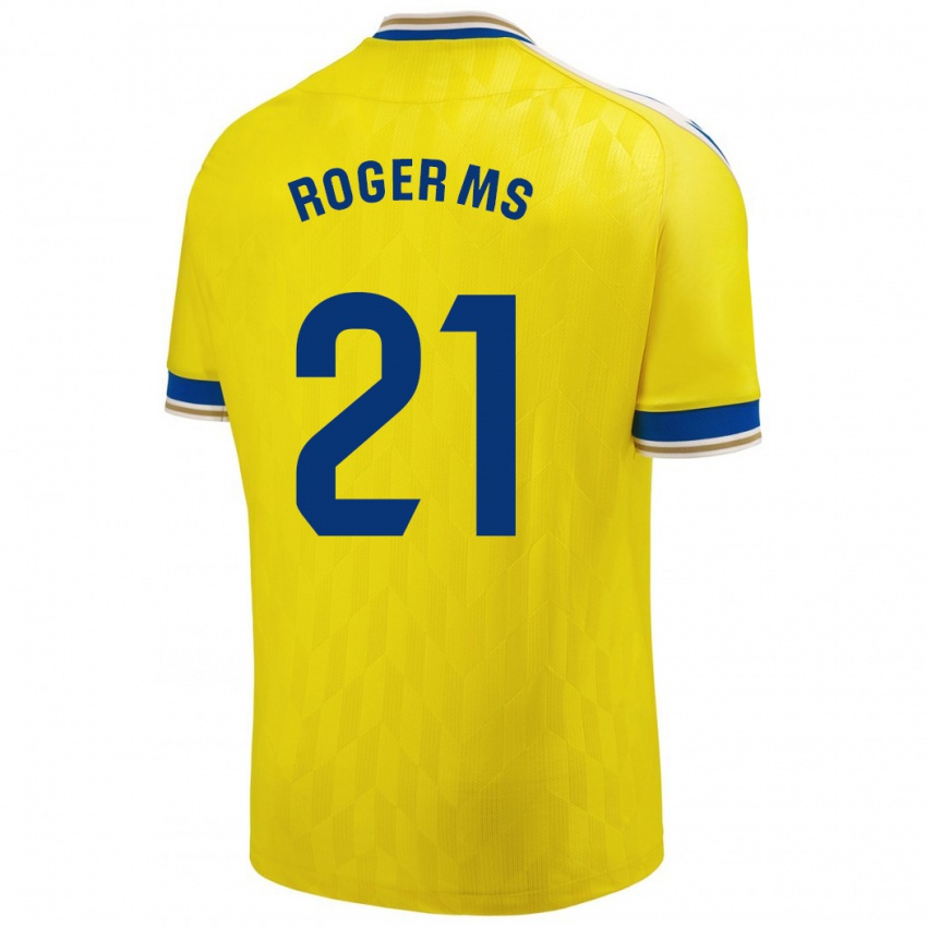 Kobiety Roger Martí #21 Żółty Domowa Koszulka 2023/24 Koszulki Klubowe