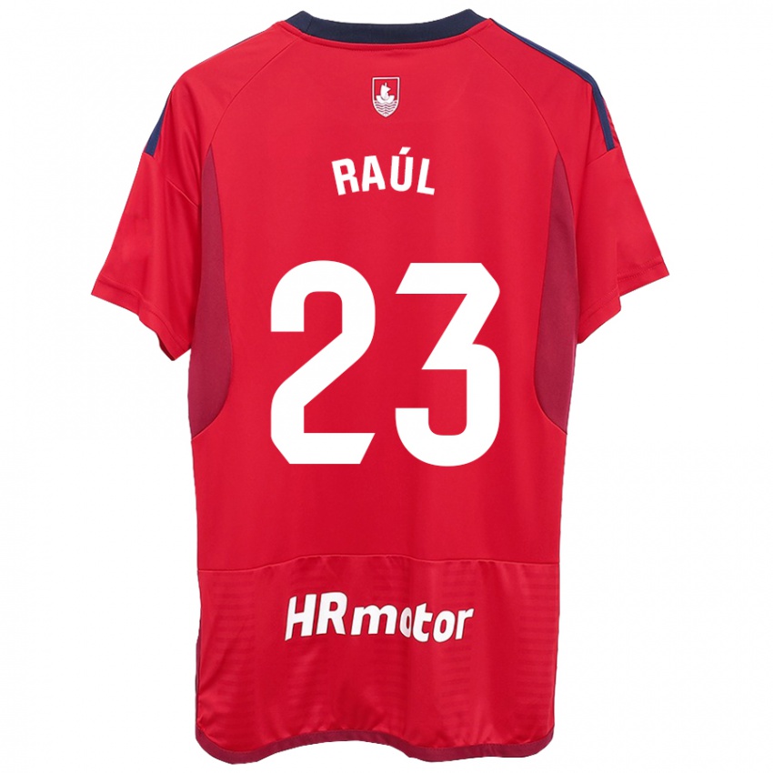 Kobiety Raúl García #23 Czerwony Domowa Koszulka 2023/24 Koszulki Klubowe