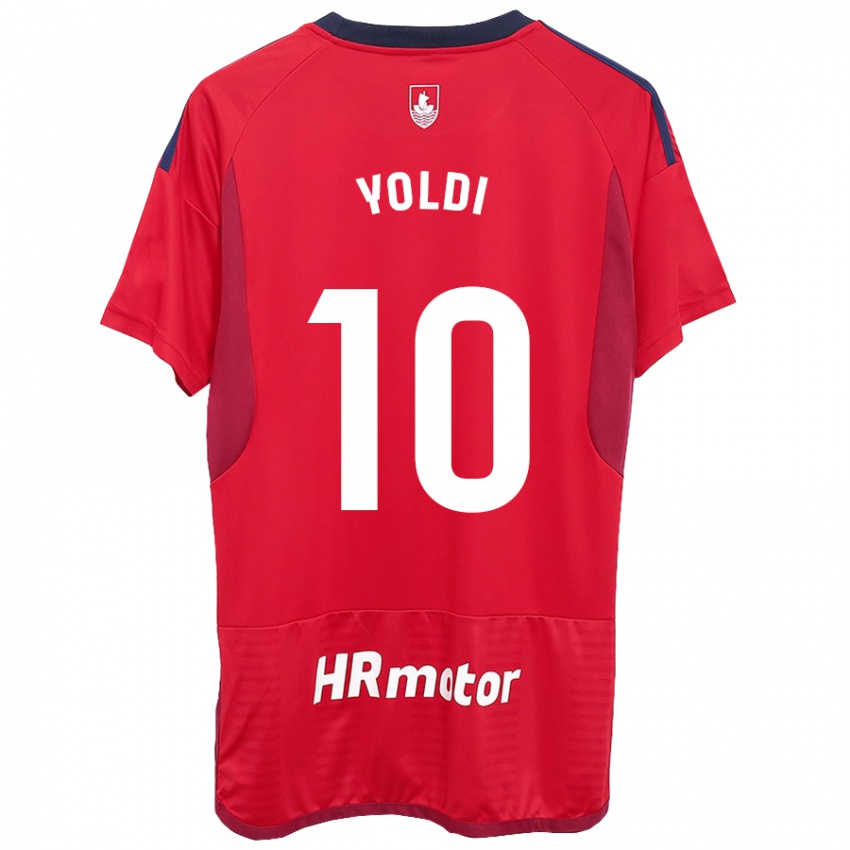 Kobiety Ander Yoldi #10 Czerwony Domowa Koszulka 2023/24 Koszulki Klubowe