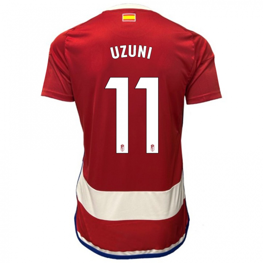 Kobiety Myrto Uzuni #11 Czerwony Domowa Koszulka 2023/24 Koszulki Klubowe