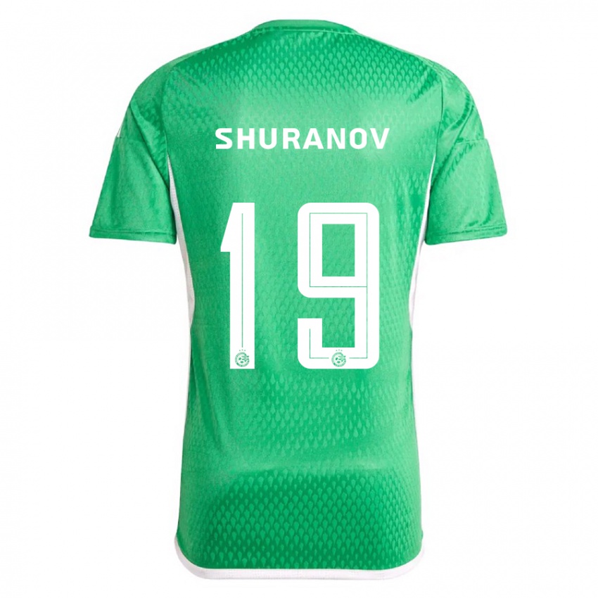 Kobiety Erik Shuranov #19 Biało Niebieski Domowa Koszulka 2023/24 Koszulki Klubowe