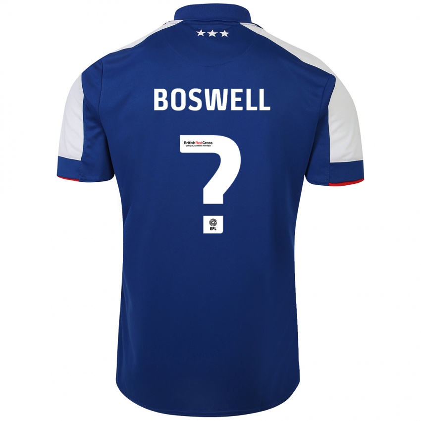 Kobiety Ashton Boswell #0 Niebieski Domowa Koszulka 2023/24 Koszulki Klubowe