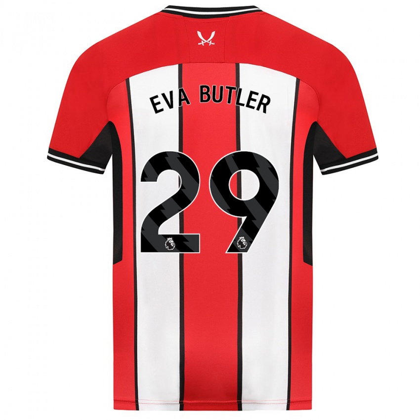 Kobiety Eva Butler #29 Czerwony Domowa Koszulka 2023/24 Koszulki Klubowe