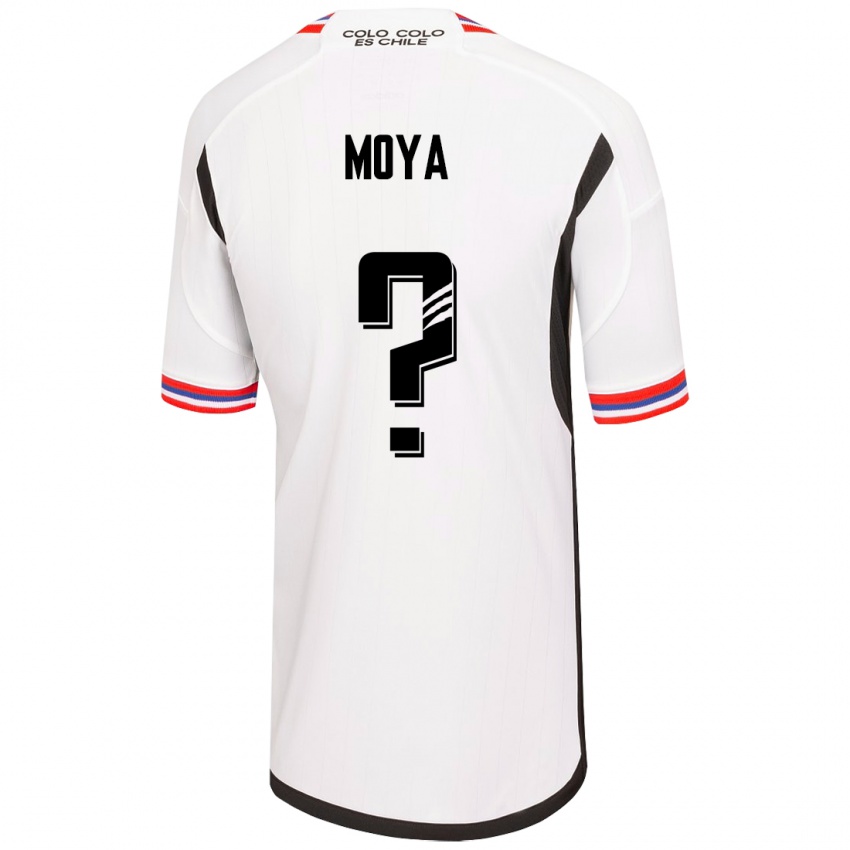 Kobiety Matías Moya #0 Biały Domowa Koszulka 2023/24 Koszulki Klubowe