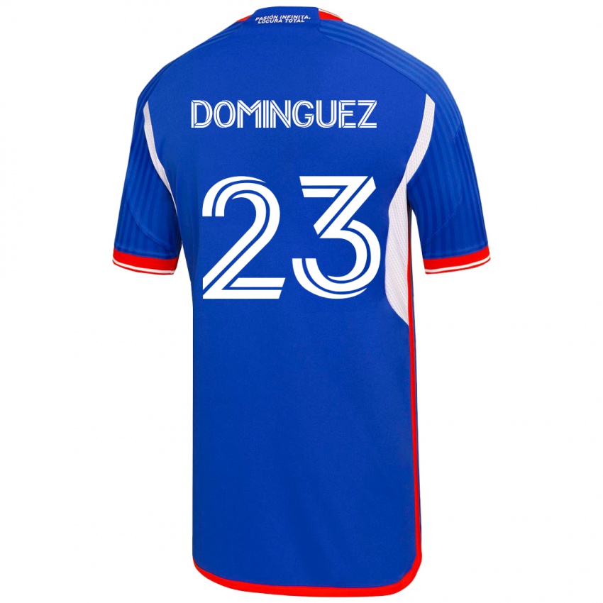 Kobiety Nery Dominguez #23 Niebieski Domowa Koszulka 2023/24 Koszulki Klubowe