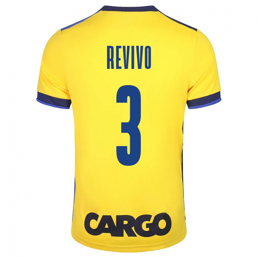 Kobiety Roy Revivo #3 Żółty Domowa Koszulka 2023/24 Koszulki Klubowe