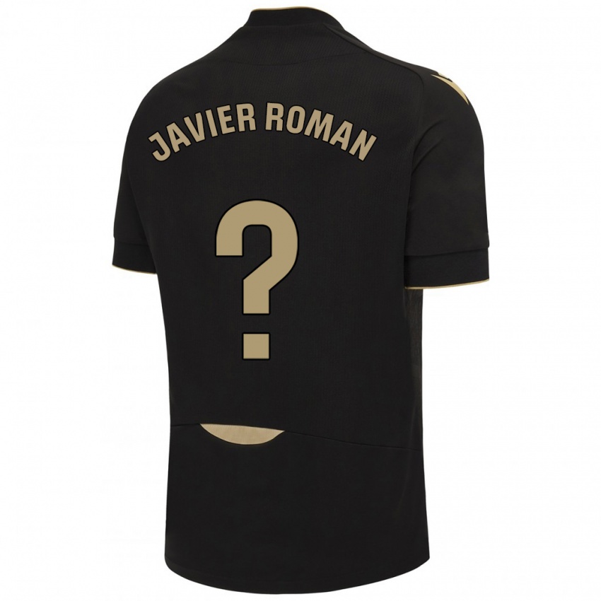 Kobiety José Javier Román #0 Czarny Wyjazdowa Koszulka 2023/24 Koszulki Klubowe