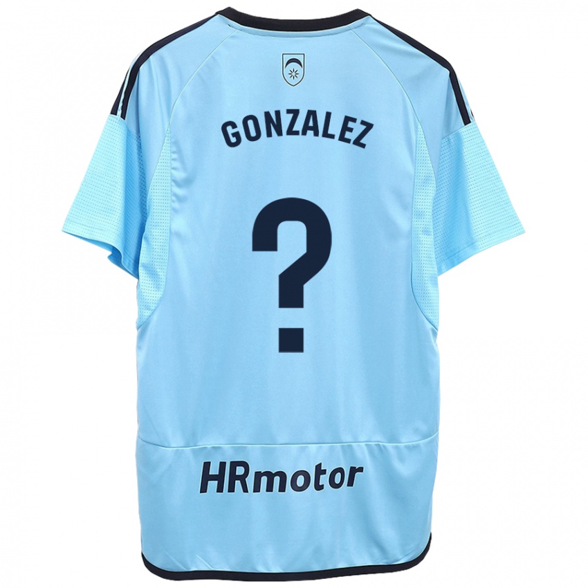 Kobiety Iker González #0 Niebieski Wyjazdowa Koszulka 2023/24 Koszulki Klubowe