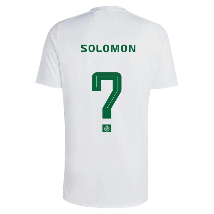 Kobiety Itay Solomon #0 Zielono-Niebieski Wyjazdowa Koszulka 2023/24 Koszulki Klubowe