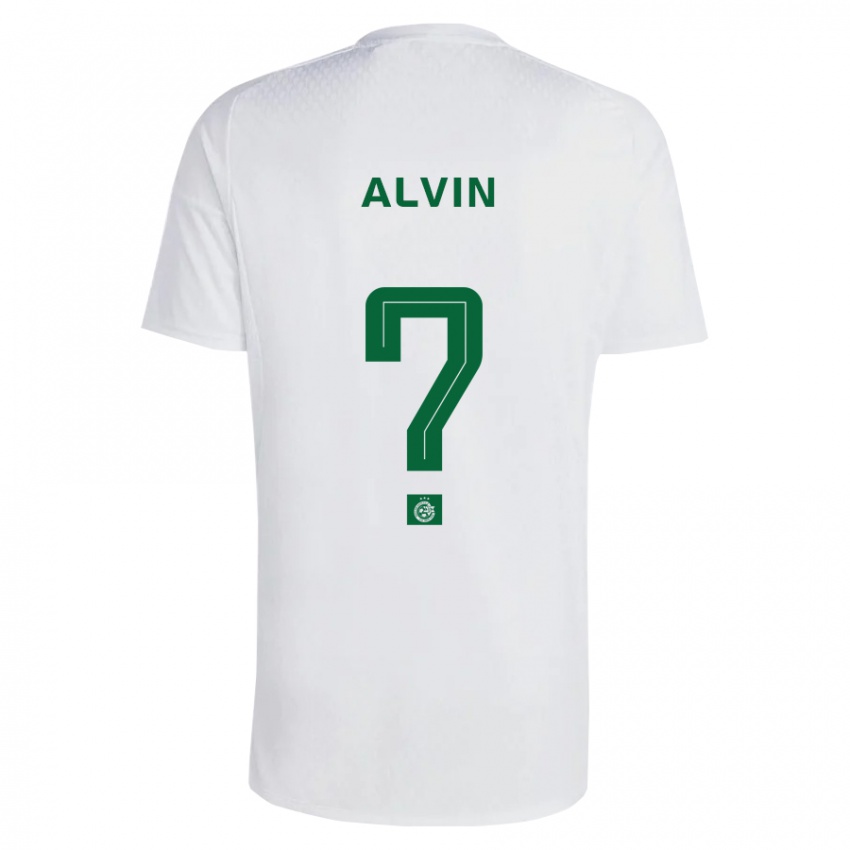 Kobiety Glenn Alvin #0 Zielono-Niebieski Wyjazdowa Koszulka 2023/24 Koszulki Klubowe