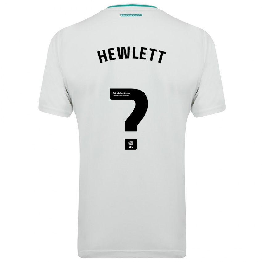 Kobiety Jem Hewlett #0 Biały Wyjazdowa Koszulka 2023/24 Koszulki Klubowe