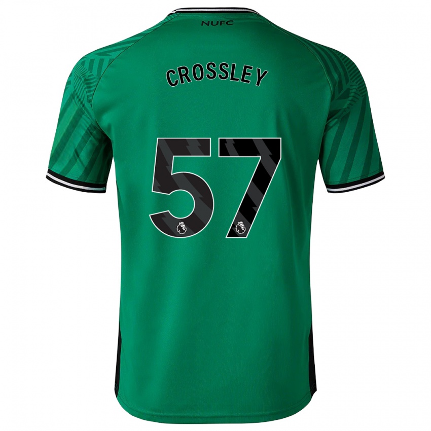 Kobiety Kyle Crossley #57 Zielony Wyjazdowa Koszulka 2023/24 Koszulki Klubowe