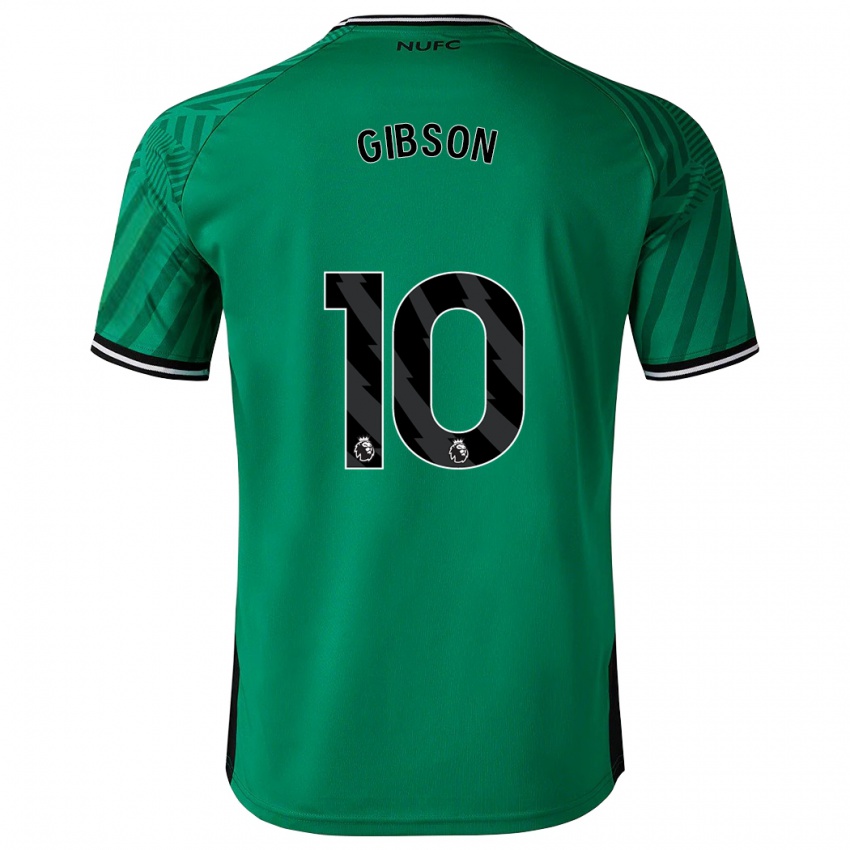Kobiety Georgia Gibson #10 Zielony Wyjazdowa Koszulka 2023/24 Koszulki Klubowe