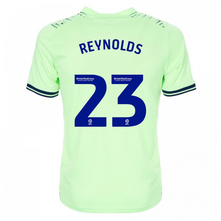 Kobiety Taylor Reynolds #23 Marynarka Wojenna Wyjazdowa Koszulka 2023/24 Koszulki Klubowe