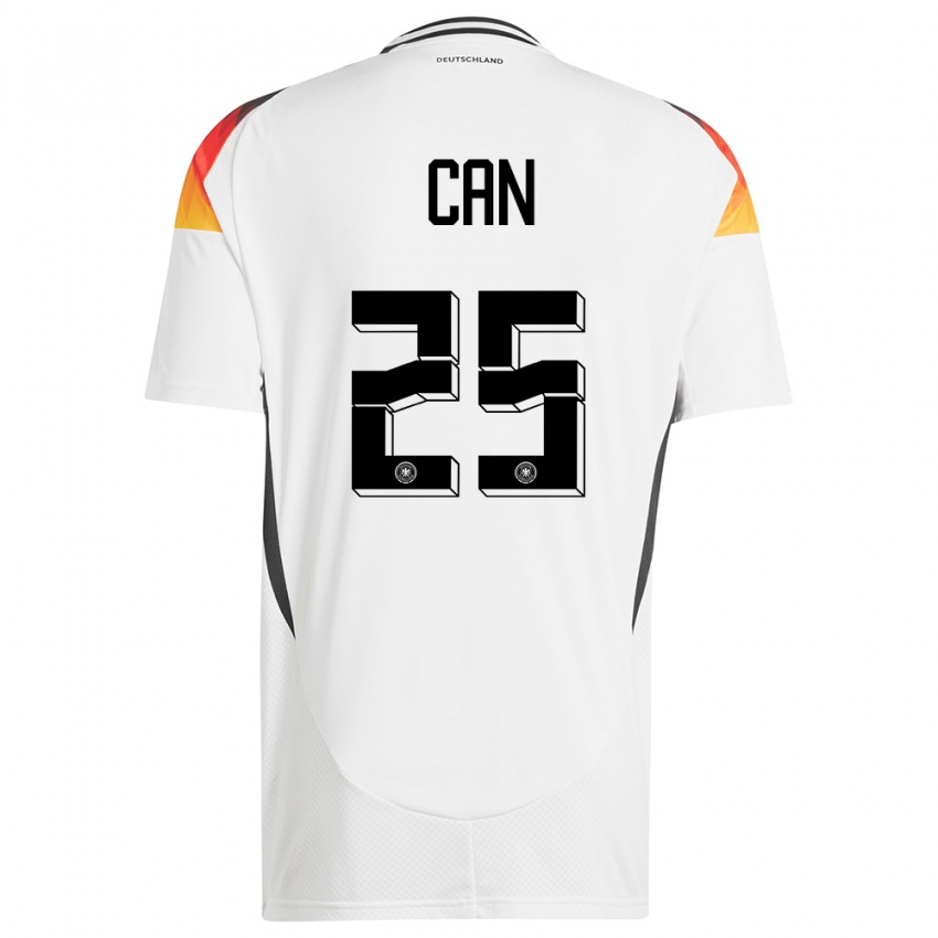 Dzieci Niemcy Emre Can #25 Biały Domowa Koszulka 24-26 Koszulki Klubowe