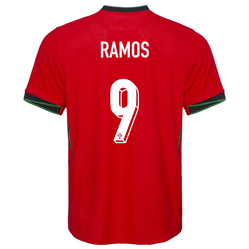 Dzieci Portugalia Goncalo Ramos #9 Czerwony Domowa Koszulka 24-26 Koszulki Klubowe
