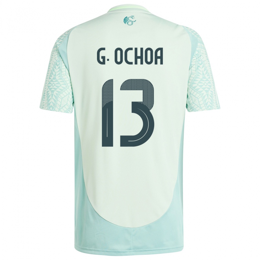 Dzieci Meksyk Guillermo Ochoa #13 Lniana Zieleń Wyjazdowa Koszulka 24-26 Koszulki Klubowe