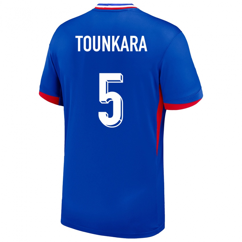 Męski Francja Aissatou Tounkara #5 Niebieski Domowa Koszulka 24-26 Koszulki Klubowe