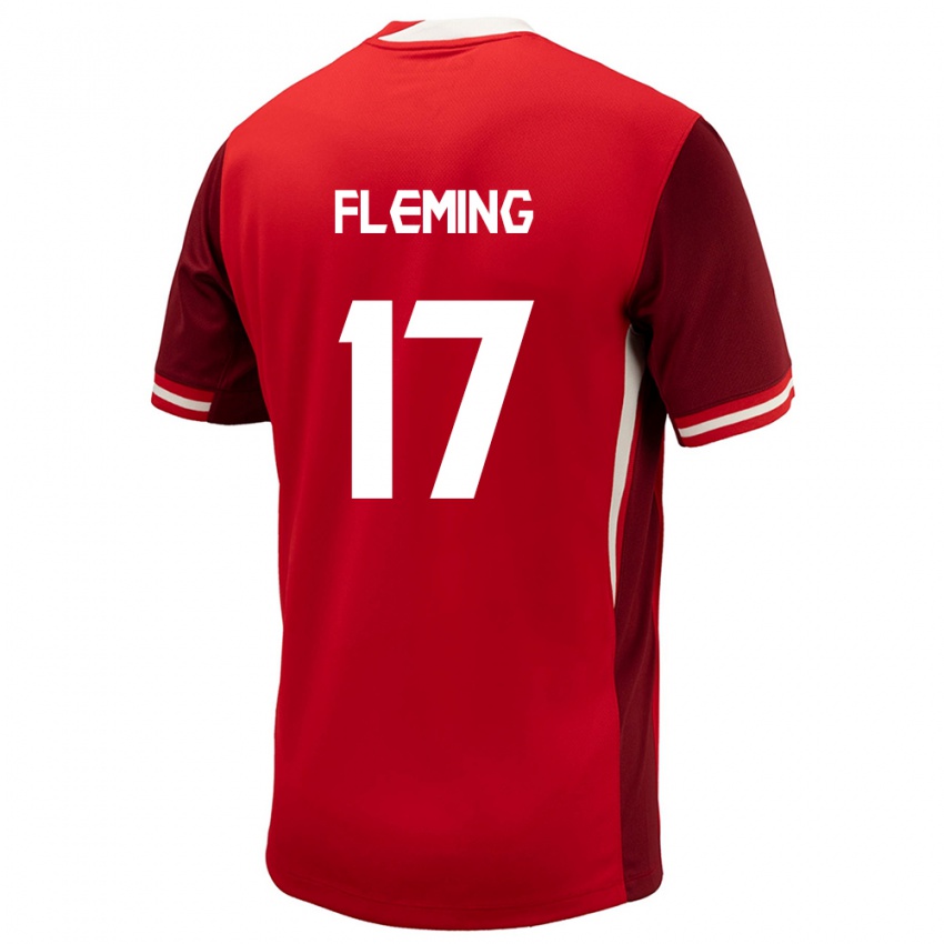 Męski Kanada Jessie Fleming #17 Czerwony Domowa Koszulka 24-26 Koszulki Klubowe