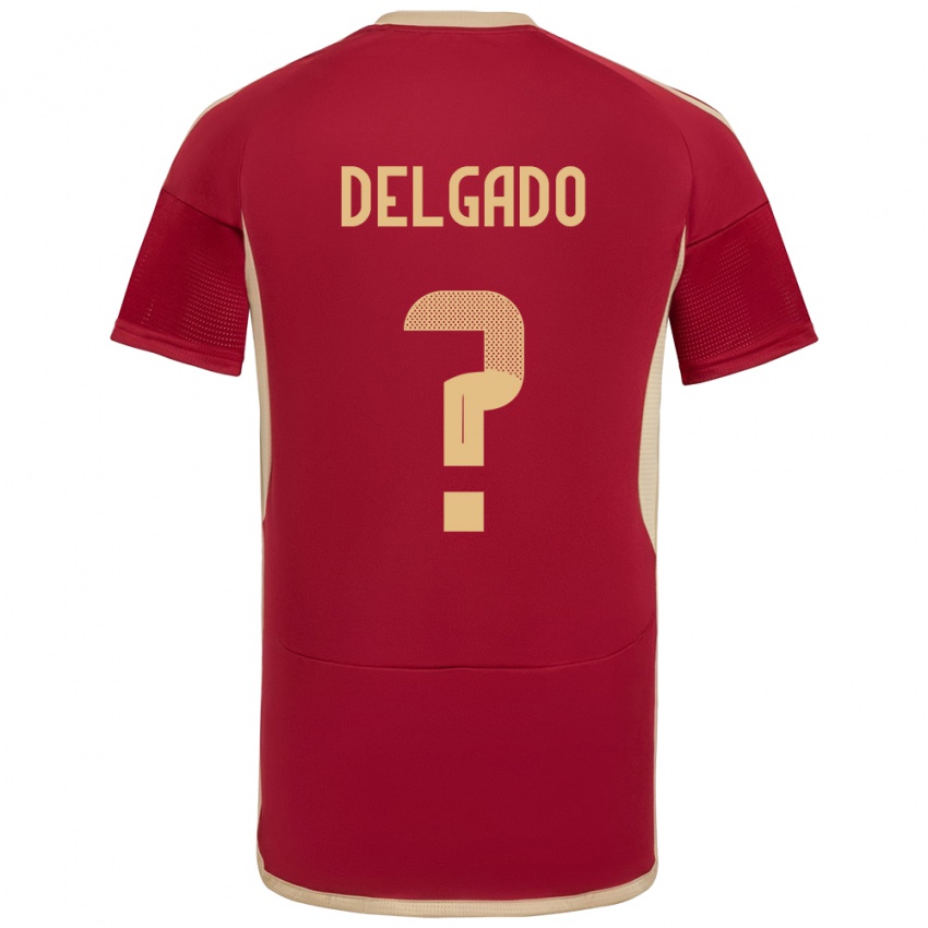 Kobiety Wenezuela Álex Delgado #0 Burgundia Domowa Koszulka 24-26 Koszulki Klubowe