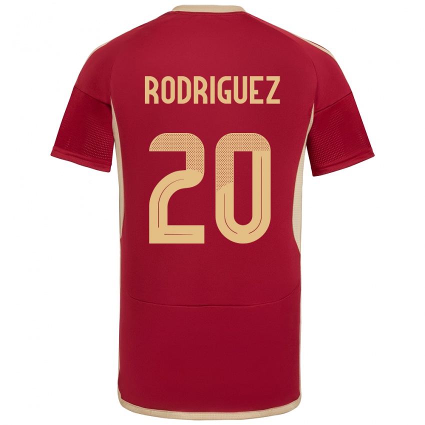 Kobiety Wenezuela Dayana Rodríguez #20 Burgundia Domowa Koszulka 24-26 Koszulki Klubowe