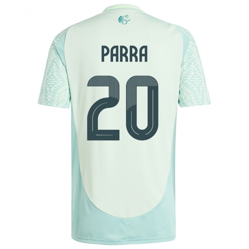 Kobiety Meksyk Rodrigo Parra #20 Lniana Zieleń Wyjazdowa Koszulka 24-26 Koszulki Klubowe
