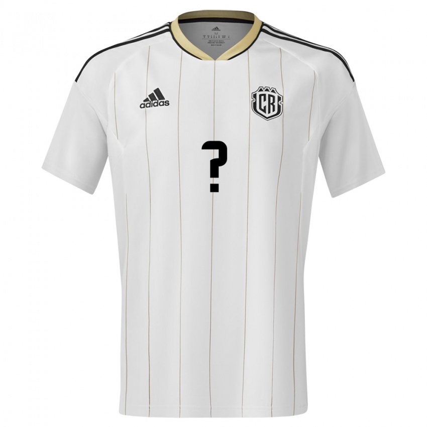 Kobiety Kostaryka Kenan Reyes #0 Biały Wyjazdowa Koszulka 24-26 Koszulki Klubowe