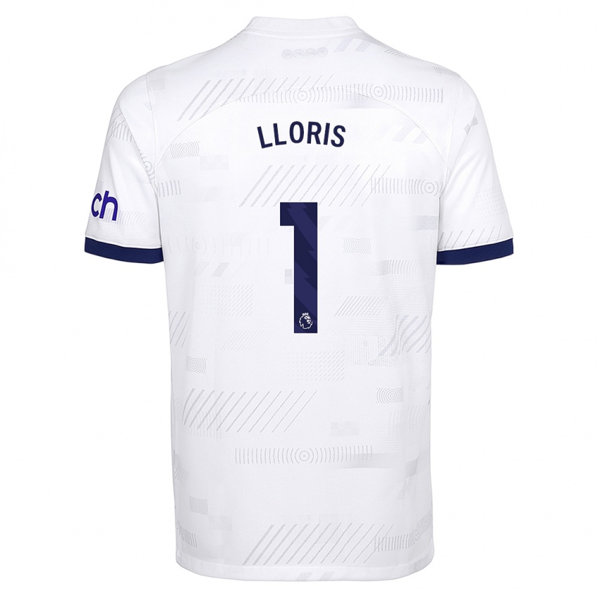 Dzieci Hugo Lloris #1 Biały Domowa Koszulka 2023/24 Koszulki Klubowe