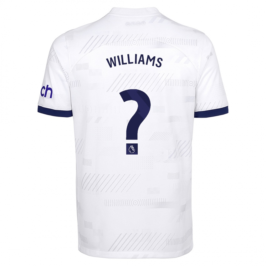 Dzieci Jaden Williams #0 Biały Domowa Koszulka 2023/24 Koszulki Klubowe