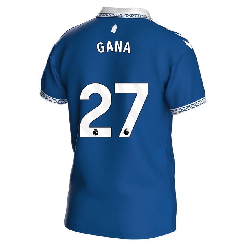 Dzieci Idrissa Gueye #27 Królewski Niebieski Domowa Koszulka 2023/24 Koszulki Klubowe