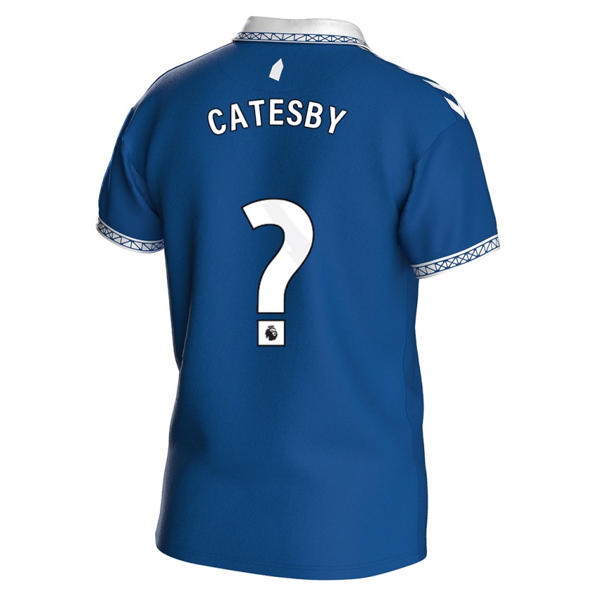 Dzieci Joel Catesby #0 Królewski Niebieski Domowa Koszulka 2023/24 Koszulki Klubowe