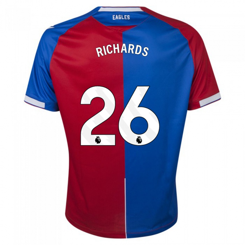 Dzieci Chris Richards #26 Czerwony Niebieski Domowa Koszulka 2023/24 Koszulki Klubowe