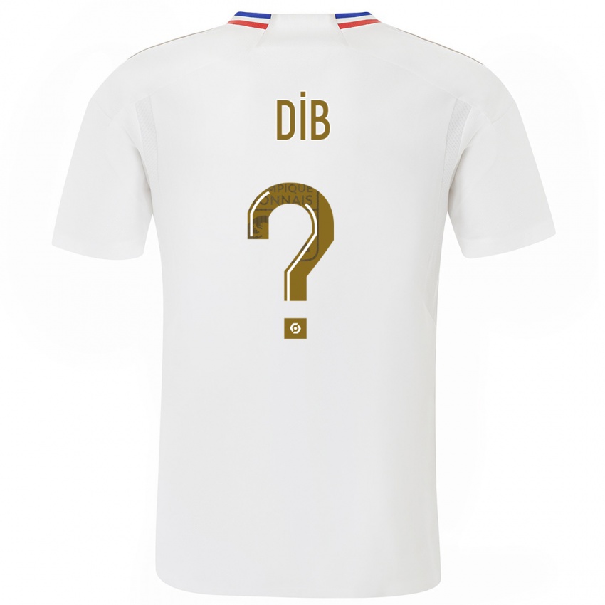 Dzieci Djibrail Dib #0 Biały Domowa Koszulka 2023/24 Koszulki Klubowe