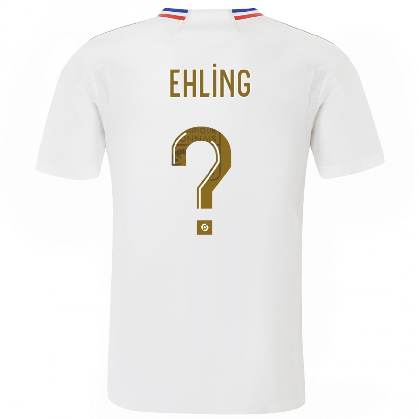Dzieci Thibaut Ehling #0 Biały Domowa Koszulka 2023/24 Koszulki Klubowe