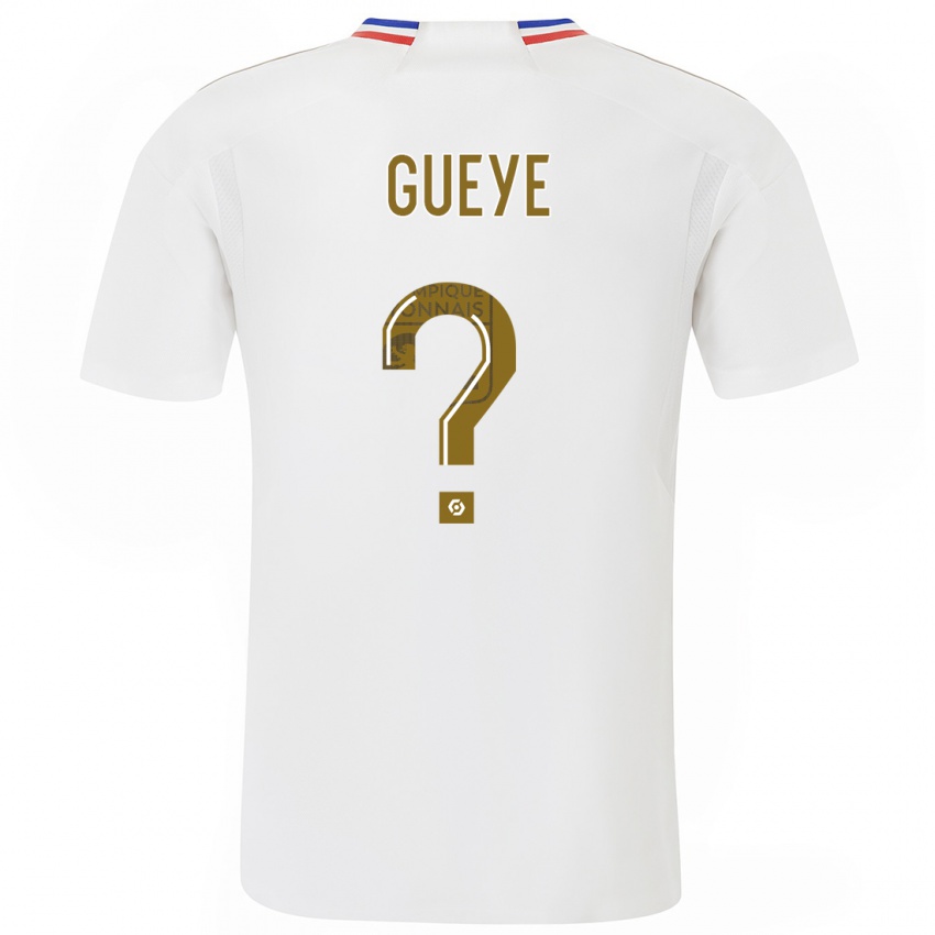 Dzieci Thiema Gueye #0 Biały Domowa Koszulka 2023/24 Koszulki Klubowe
