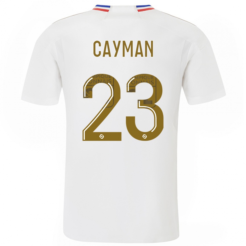 Dzieci Janice Cayman #23 Biały Domowa Koszulka 2023/24 Koszulki Klubowe