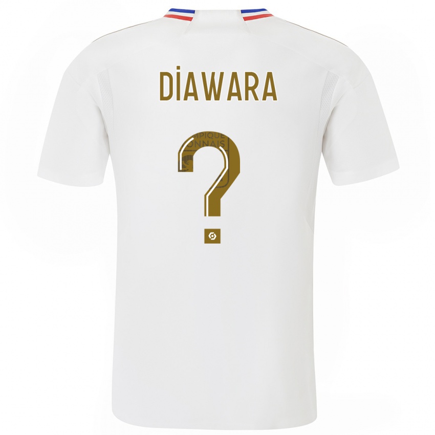 Dzieci Tidiane Diawara #0 Biały Domowa Koszulka 2023/24 Koszulki Klubowe