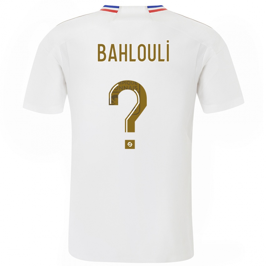 Dzieci Djibrail Bahlouli #0 Biały Domowa Koszulka 2023/24 Koszulki Klubowe