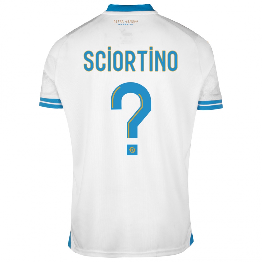 Dzieci Paolo Sciortino #0 Biały Domowa Koszulka 2023/24 Koszulki Klubowe