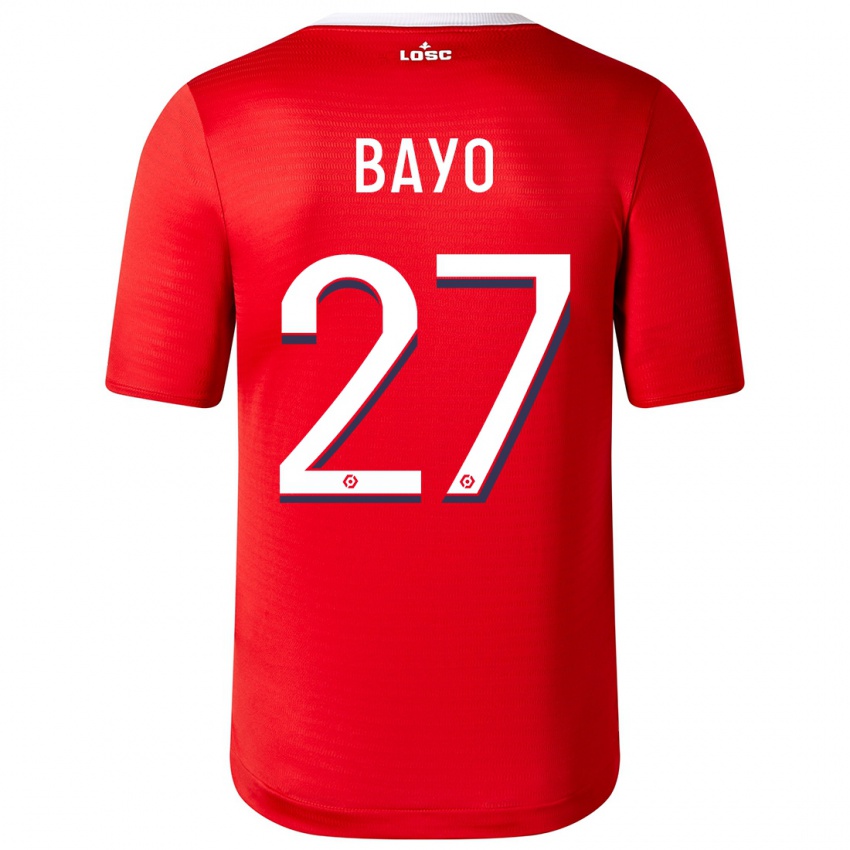 Dzieci Mohamed Bayo #27 Czerwony Domowa Koszulka 2023/24 Koszulki Klubowe