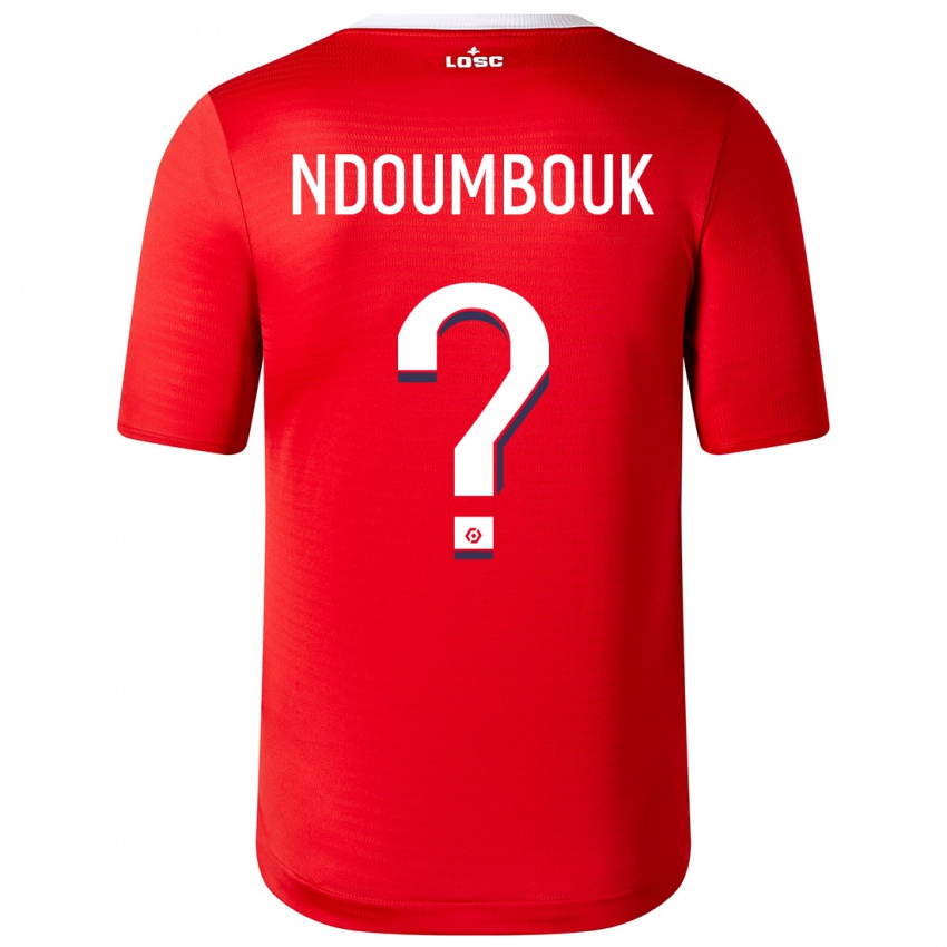 Dzieci Marlyse Ngo Ndoumbouk #0 Czerwony Domowa Koszulka 2023/24 Koszulki Klubowe